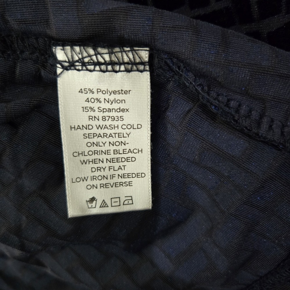Susan‎ Graver Velvet Burnout Vest Womens 1X Blue Paisley Open Cardigan Capsule - Picture 5 of 8